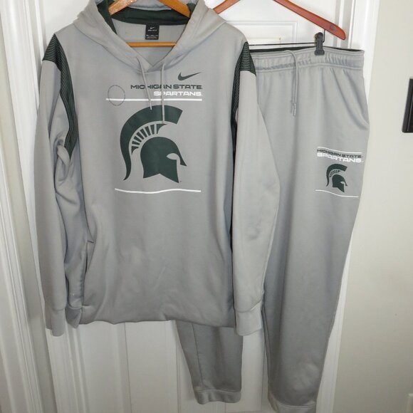 Nike Dri-Fit NCAA Michigan State University Spartans Tracksuit Team Issued 4XL - Picture 1 of 13